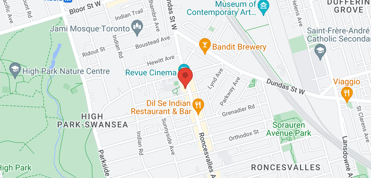 map of 384 RONCESVALLES AVE